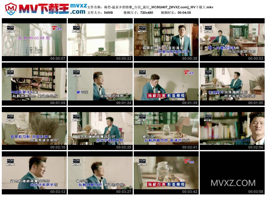 杨哲-温泉乡的情歌_台语_流行_MC502407